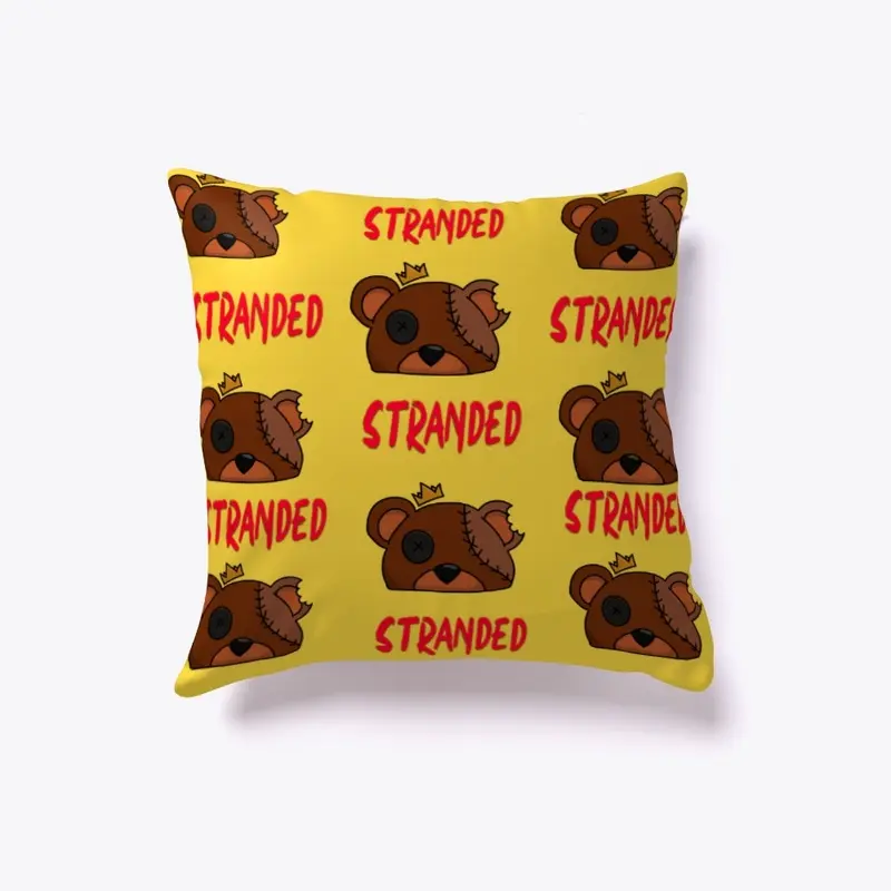 Stranded teddybear pillow